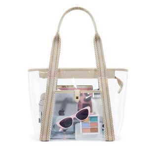 Clear Tote Bag for Women Clear Bag for Stadium Events with Zipper for Sport